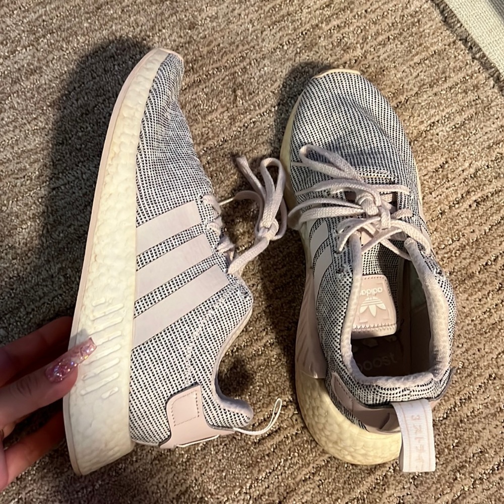 ⚡️2for$40 Adidas boost mnd gray/pink 9
